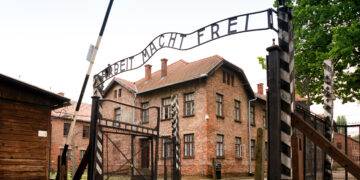 Outrage after Polish ruling party uses Auschwitz footage to attack opposition