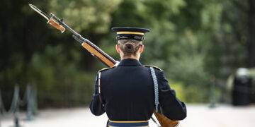 Lieutenant Kwiatkowski stood guard in the most difficult conditions