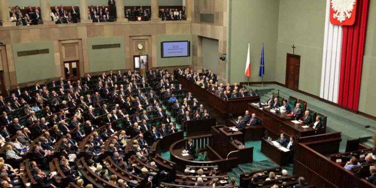 The Sejm - Polish parliament (lower chamber) Source: Katarzyna Czerwińska.