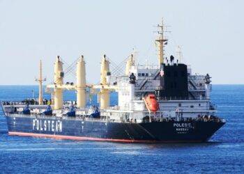 Collision of Polish and British ship in North Sea
