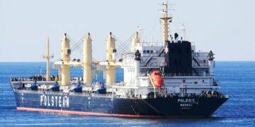 Collision of Polish and British ship in North Sea