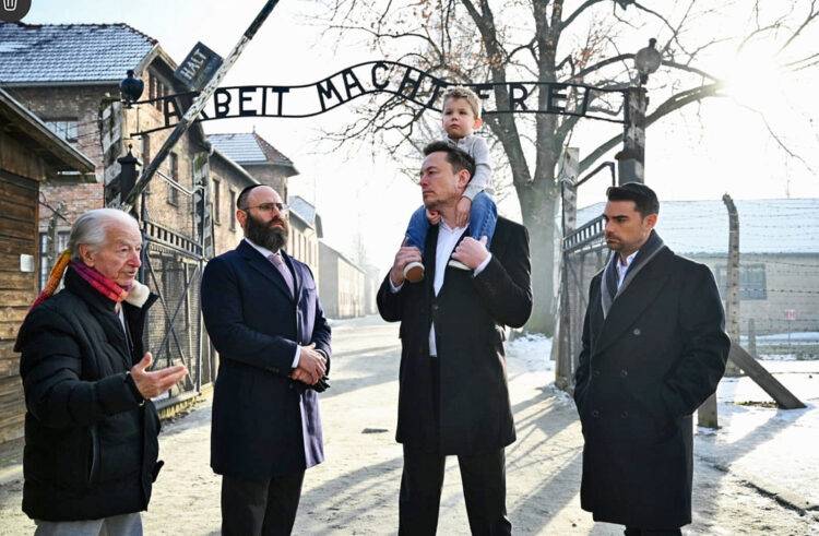 Musk Visits Auschwitz Amid Controversy