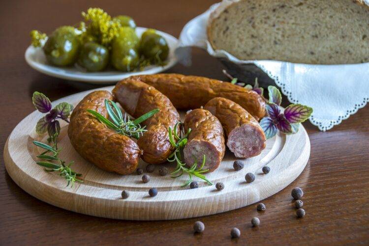 country sausage, regional products, traditional food