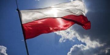 flag, nature, poland