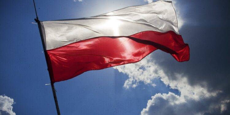flag, nature, poland