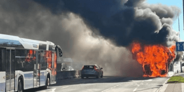 No Injuries After Hybrid Bus Catches Fire in Kraków
