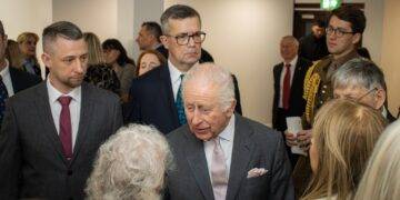 King Charles III Visits Polish Cultural Centre in London