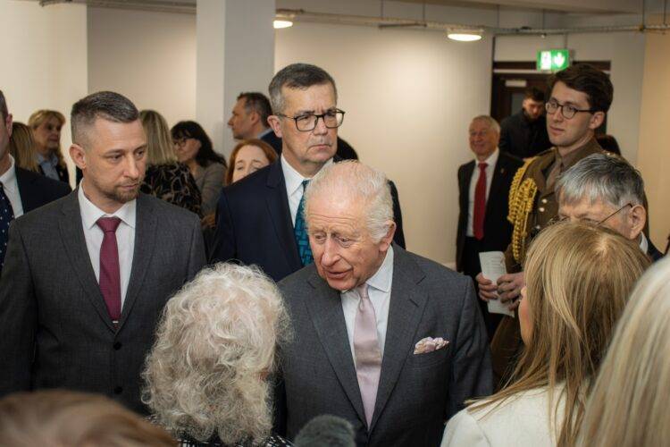 King Charles III Visits Polish Cultural Centre in London