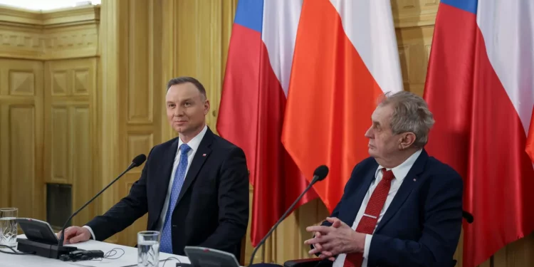 Duda and Zelman during a meeting in 2023. / Photo: Marek Borawski/KPRP