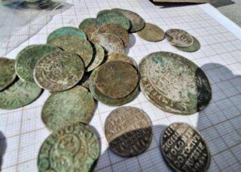 Treasure Trove of 400-Year-Old Coins Unearthed in Western Poland