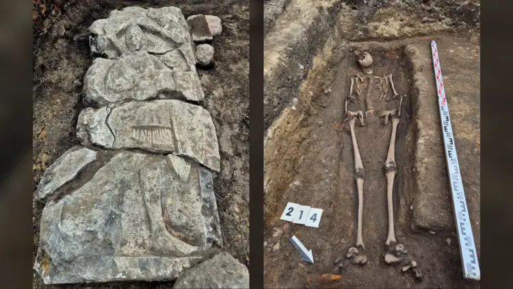Medieval Knight’s Tomb Uncovered Under Ice Cream Shop in Gdańsk