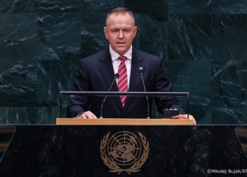 Nawrocki tells UN Russia wants a world where force replaces law