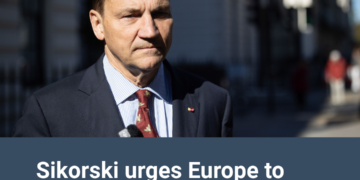 Sikorski urges Europe to help Ukraine survive winter as Russia’s war resources come under pressure