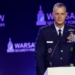 NATO Supreme Allied Commander Europe General Alexus Grynkewich addressing the Warsaw Security Forum.