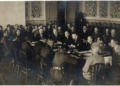 Polish and Soviet delegations during the Riga peace negotiations in October 1920