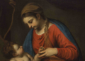 Cropped detail showing the Madonna and Child from a painting attributed to Alessandro Turchi, recovered in Japan and returned to Poland in 2023.