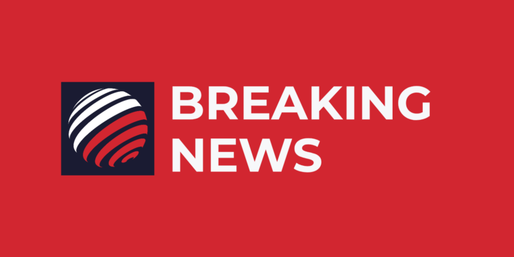 Breaking News graphic for Poland-24 coverage of the Ostrołęka school attack