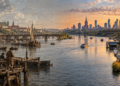 Vistula River in Warsaw