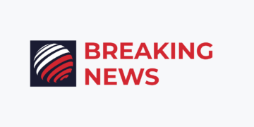 Breaking News graphic for Poland-24 coverage of the school knife attack near Wyszków
